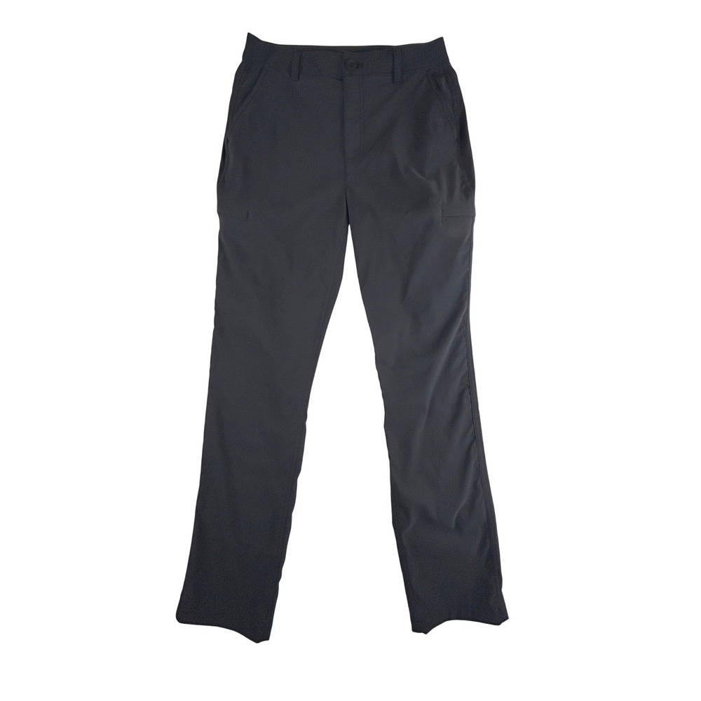 Eddie Bauer First Ascent Pants Womens 4 Black Cargo Hiking Stretch